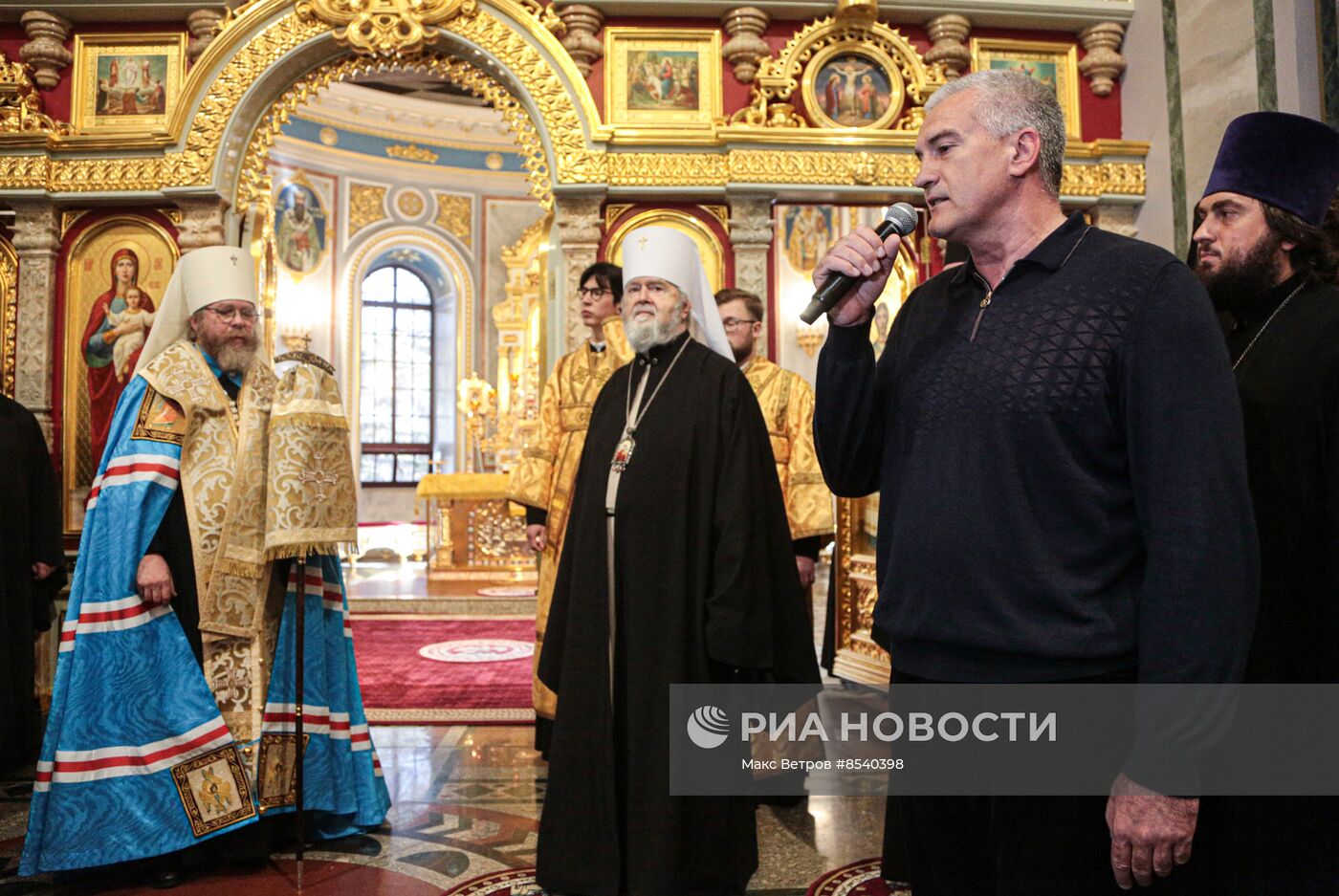 Торжественная встреча нового главы митрополии Крыма Тихона