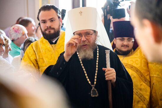 Торжественная встреча нового главы митрополии Крыма Тихона