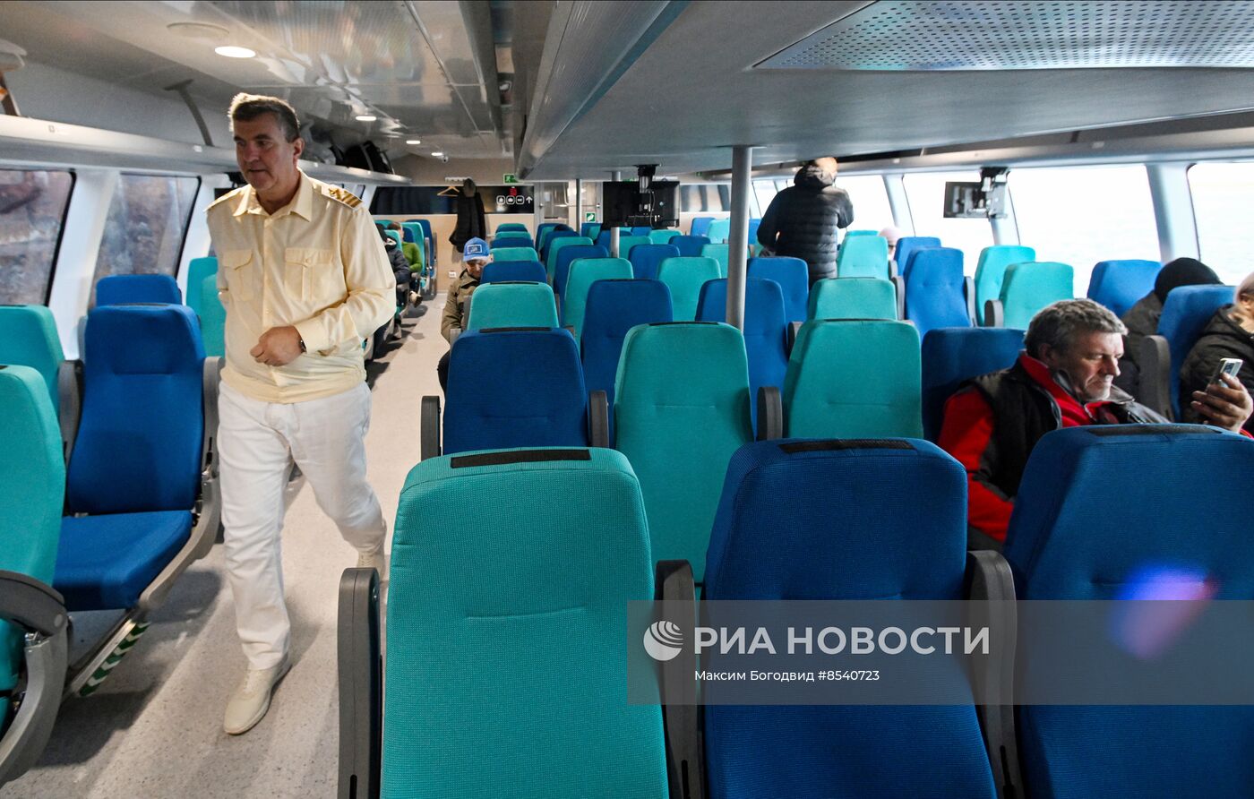 Судно на подводных крыльях "Метеор 120Р" в Казани