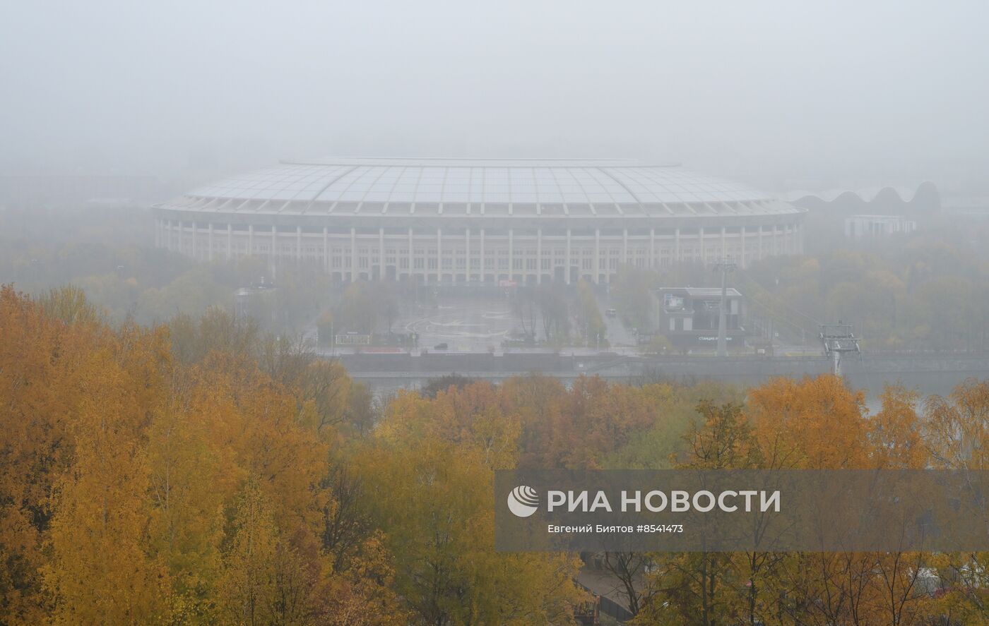 Туман в Москве