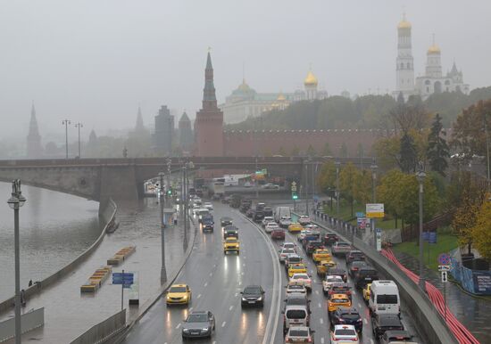 Туман в Москве