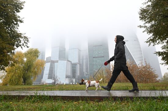 Туман в Москве