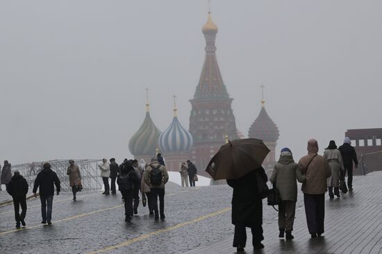 Туман в Москве