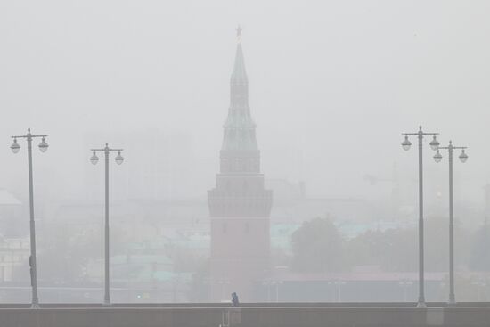 Туман в Москве