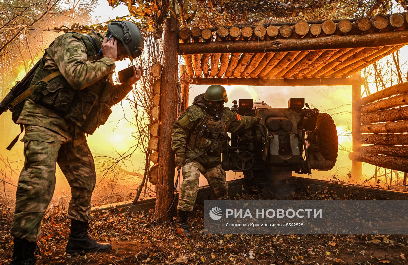 Гаубичный дивизион ЦВО на Краснолиманском направлении спецоперации