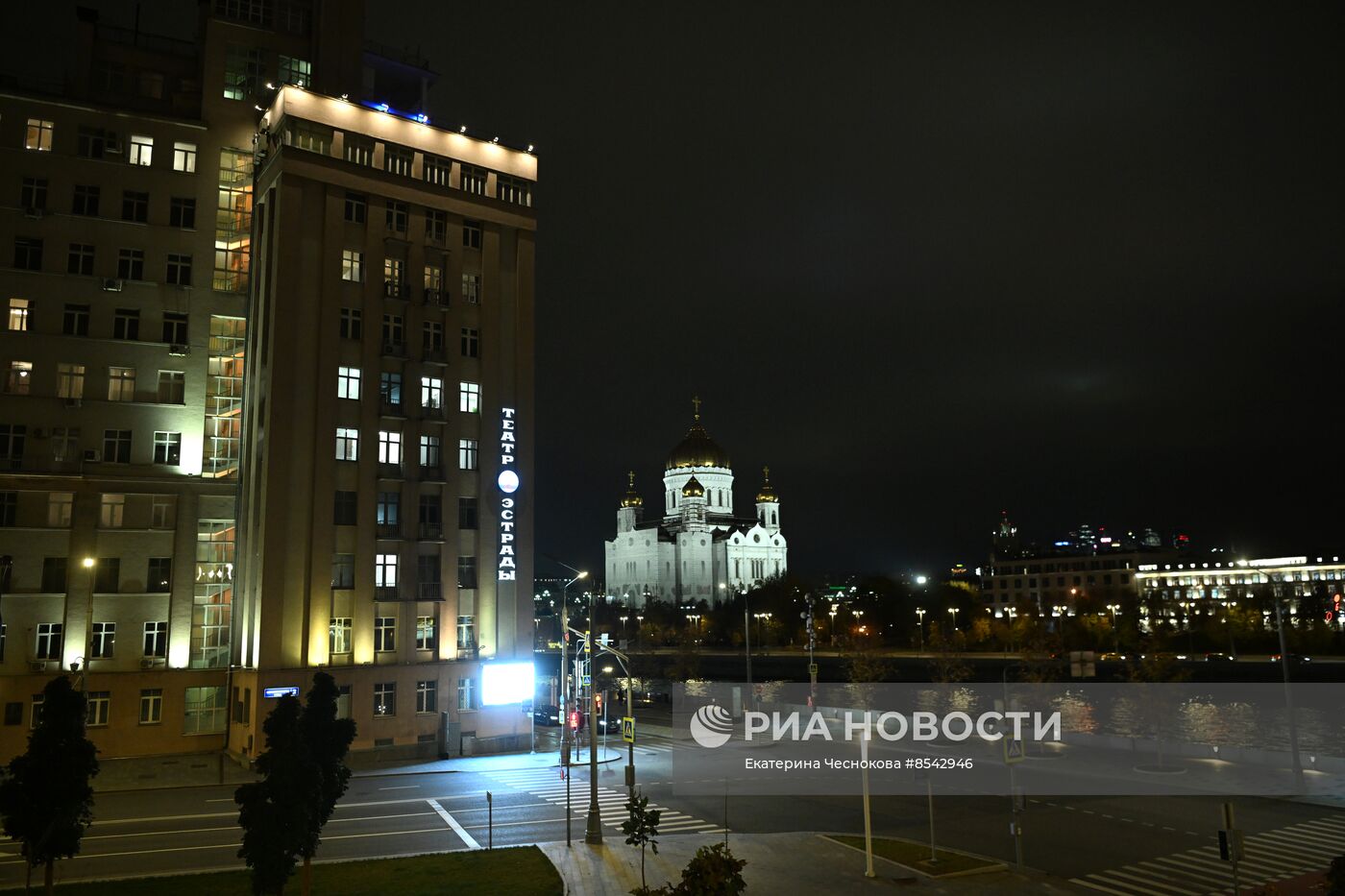 Открытие Московского театра эстрады после реставрации