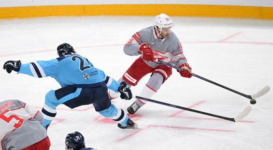 Хоккей. КХЛ. Матч "Сибирь" - "Спартак"