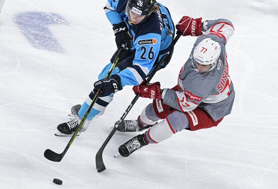 Хоккей. КХЛ. Матч "Сибирь" - "Спартак"