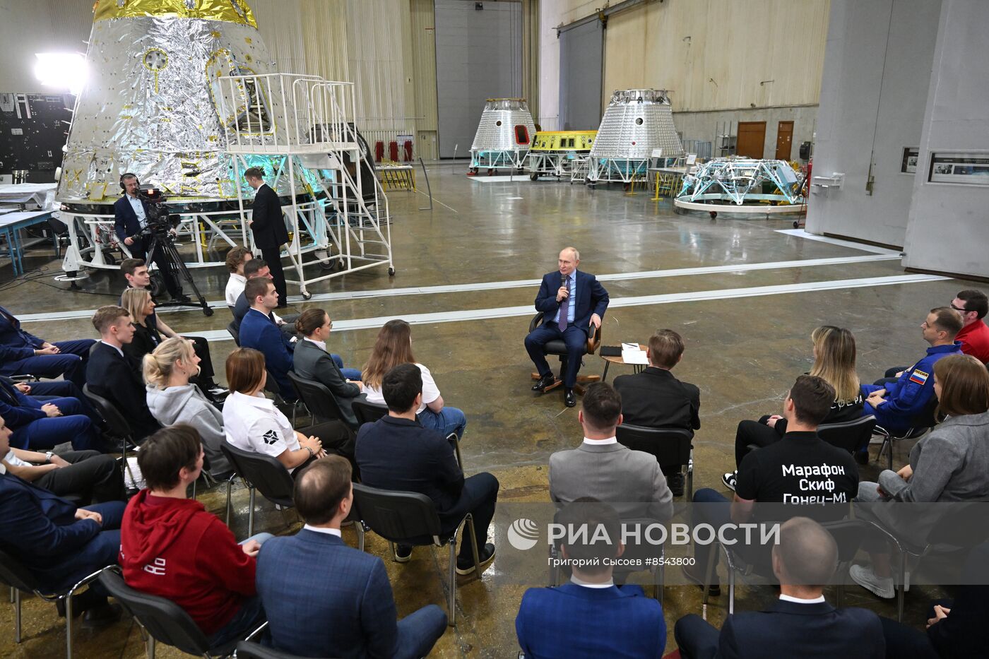 Президент РФ В. Путин посетил ПАО "РКК "Энергия" им. С.П. Королёва"