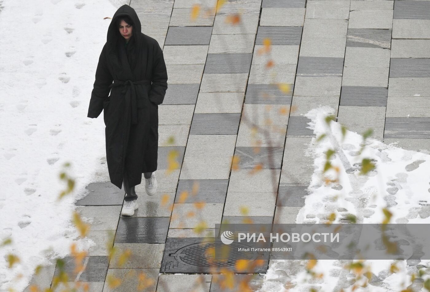 Снег в Москве