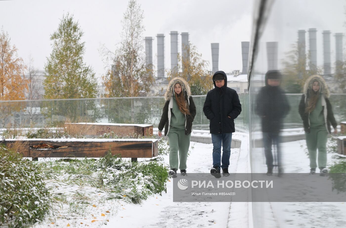 Снег в Москве