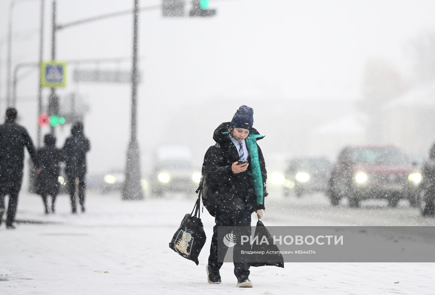 Снег в Москве