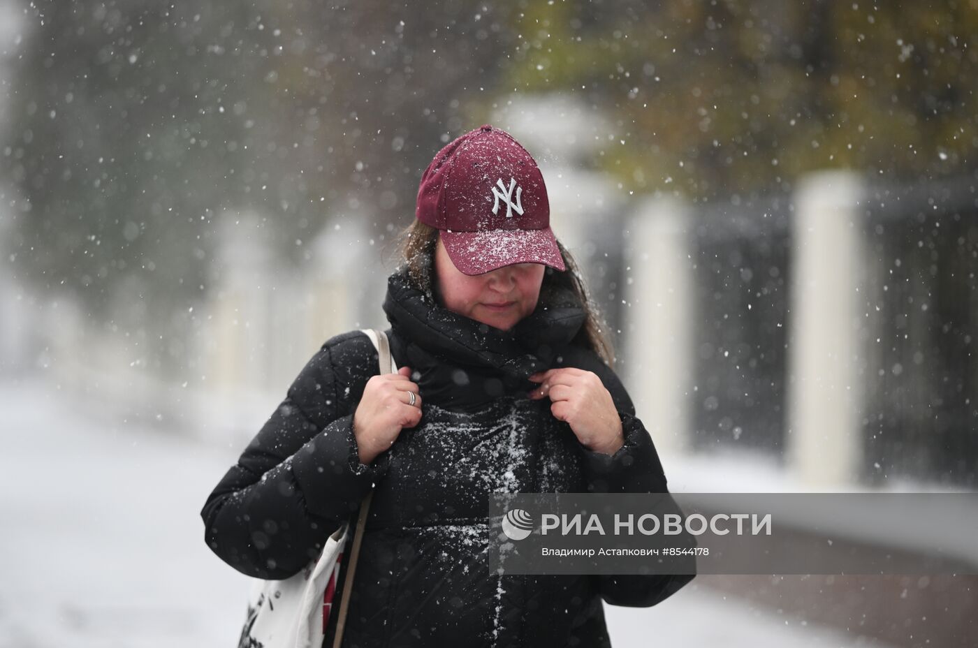 Снег в Москве