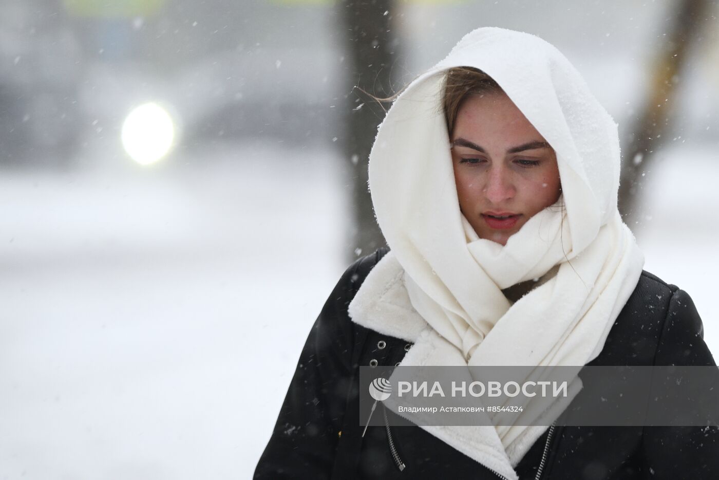 Снег в Москве