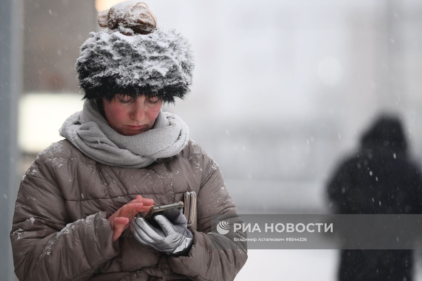 Снег в Москве