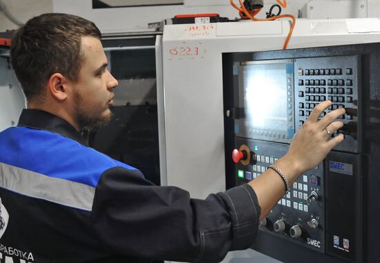 Металлообработка на заводе "Титан" в Тамбове