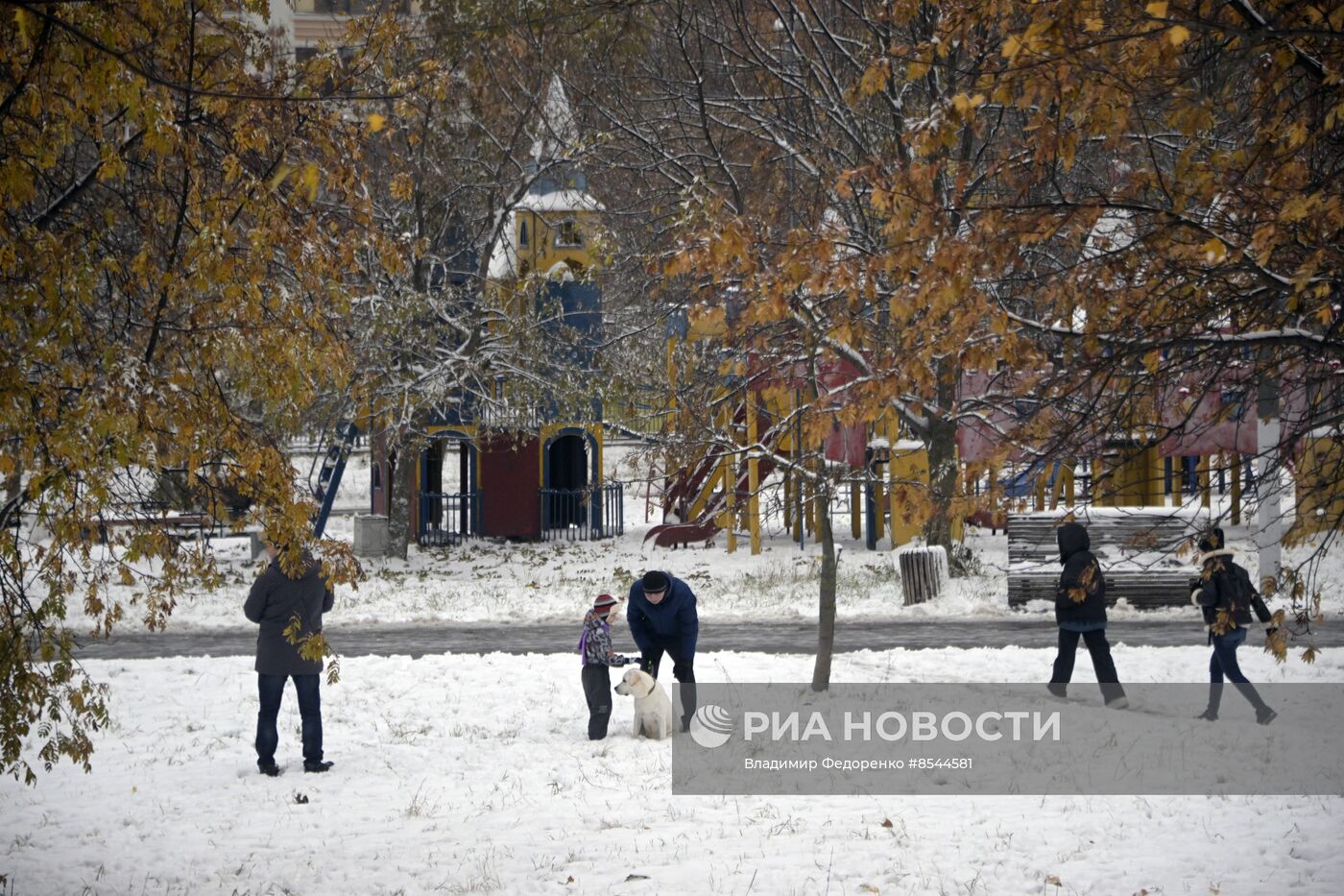 Снег в Москве