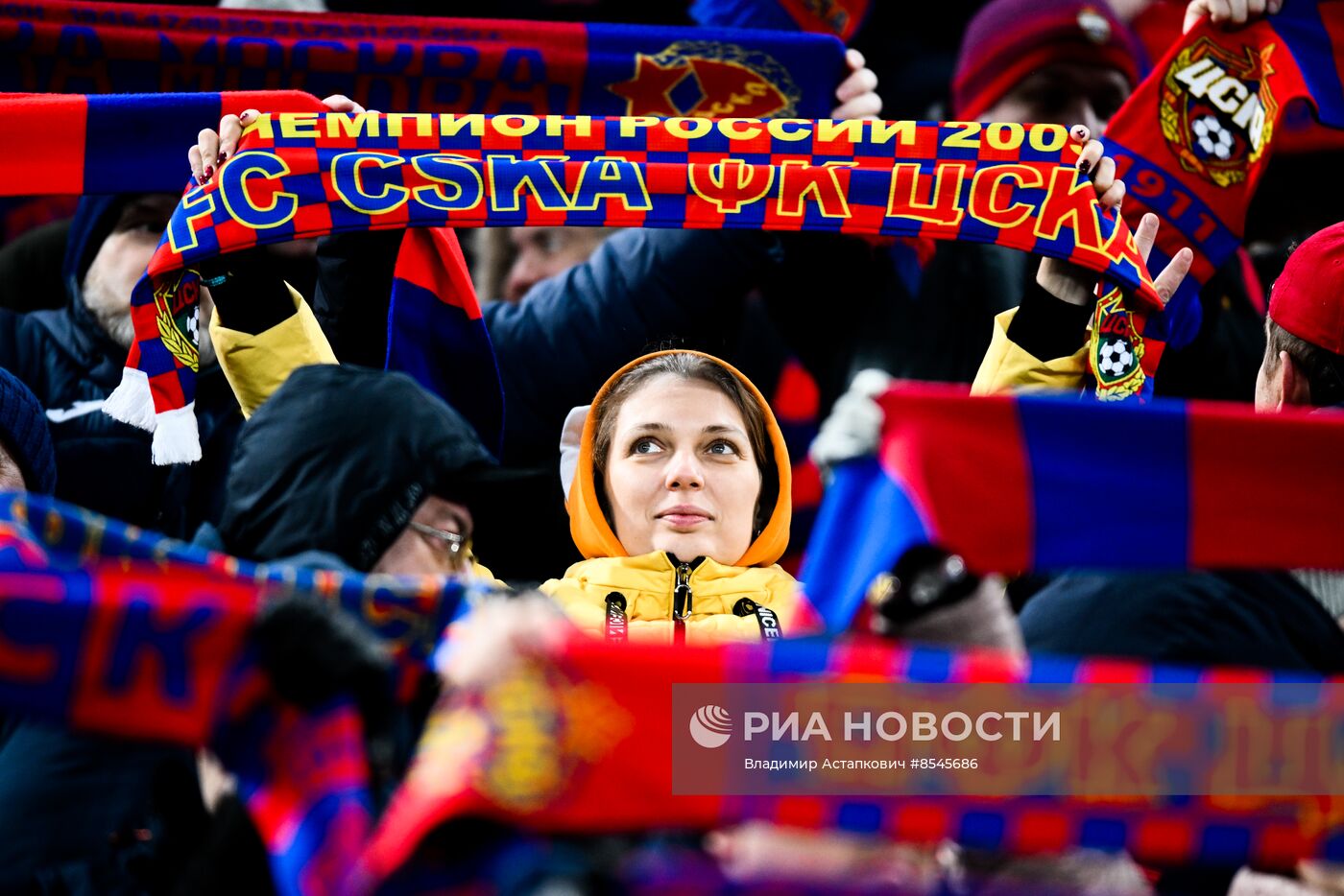 Футбол. РПЛ. Матч ЦСКА - "Краснодар"