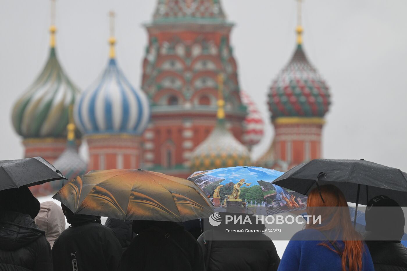 Дождливая погода в Москве