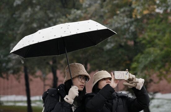 Дождливая погода в Москве