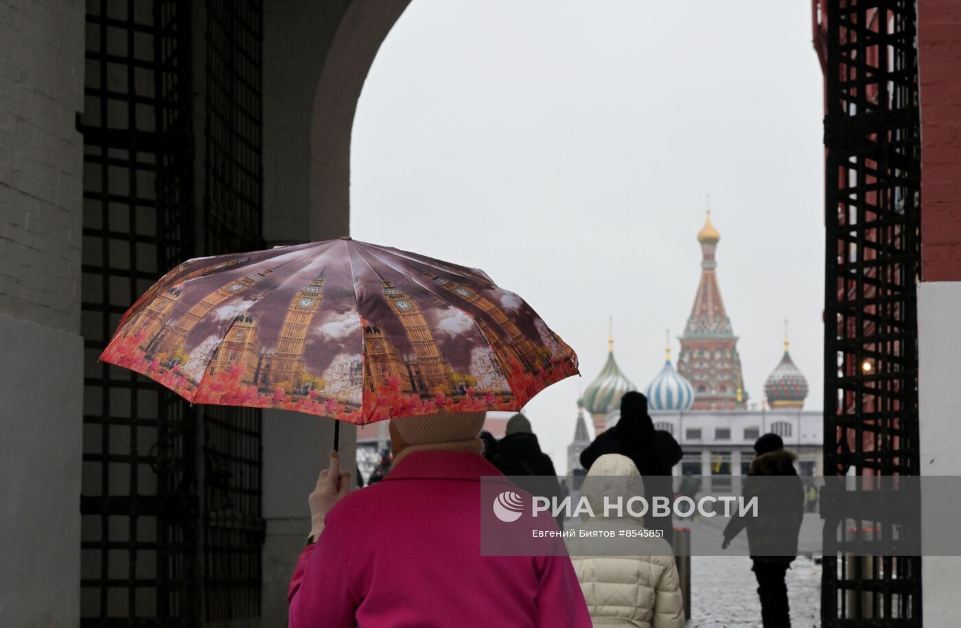 Дождливая погода в Москве