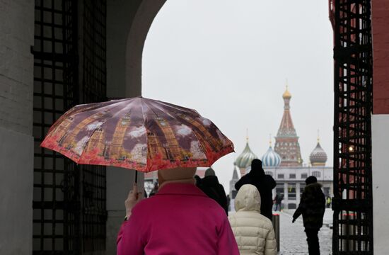 Дождливая погода в Москве