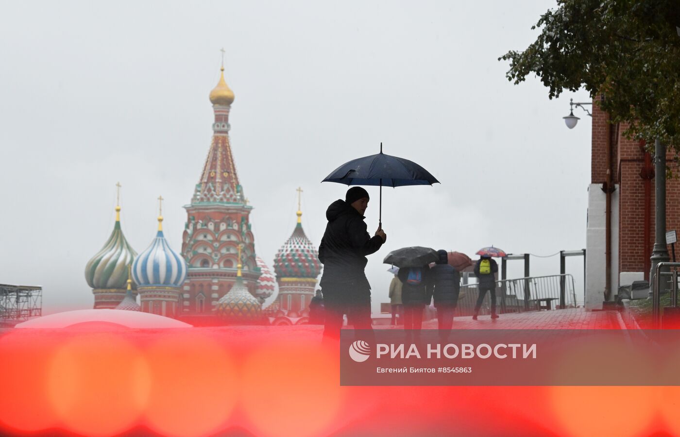 Дождливая погода в Москве
