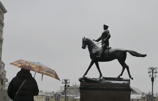 Дождливая погода в Москве