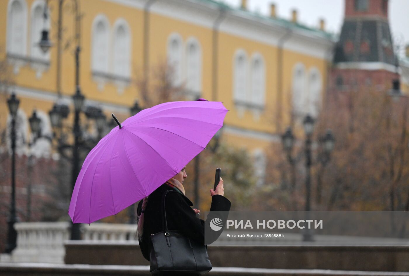 Дождливая погода в Москве