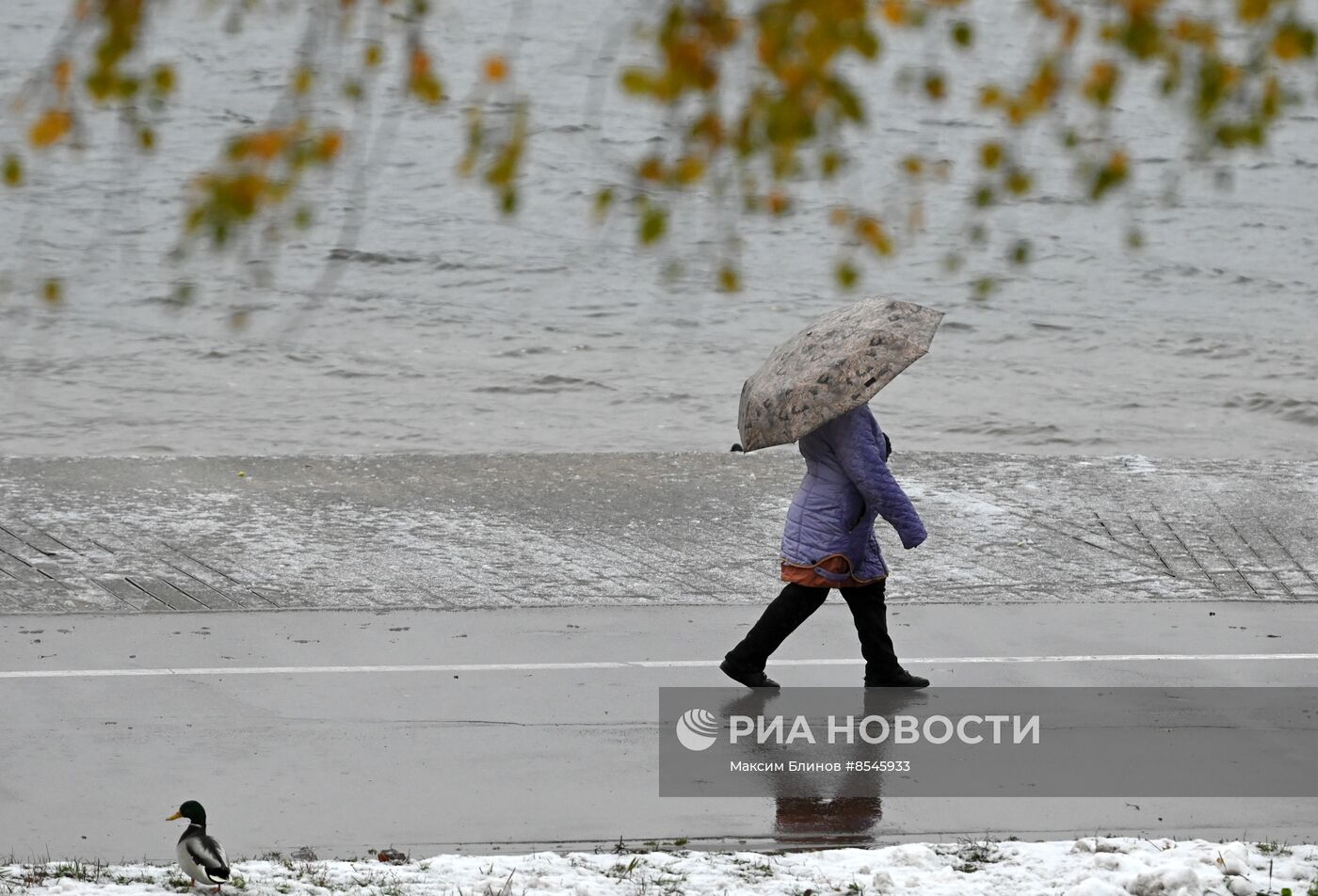 Дождливая погода в Москве