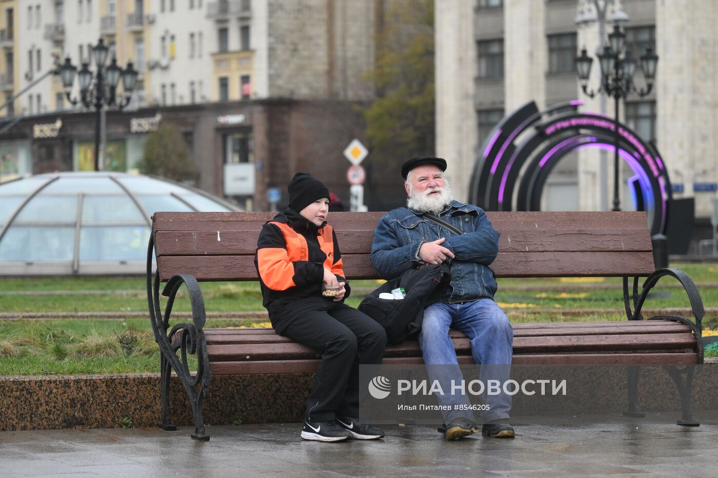 Теплая погода в Москве