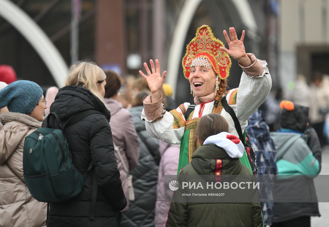 Теплая погода в Москве