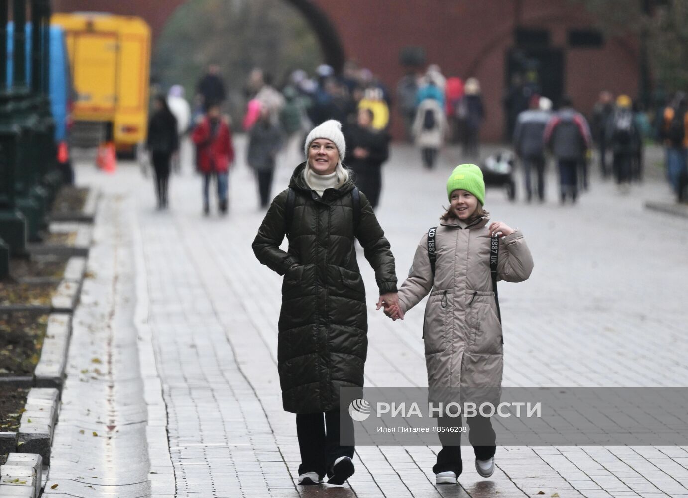 Теплая погода в Москве