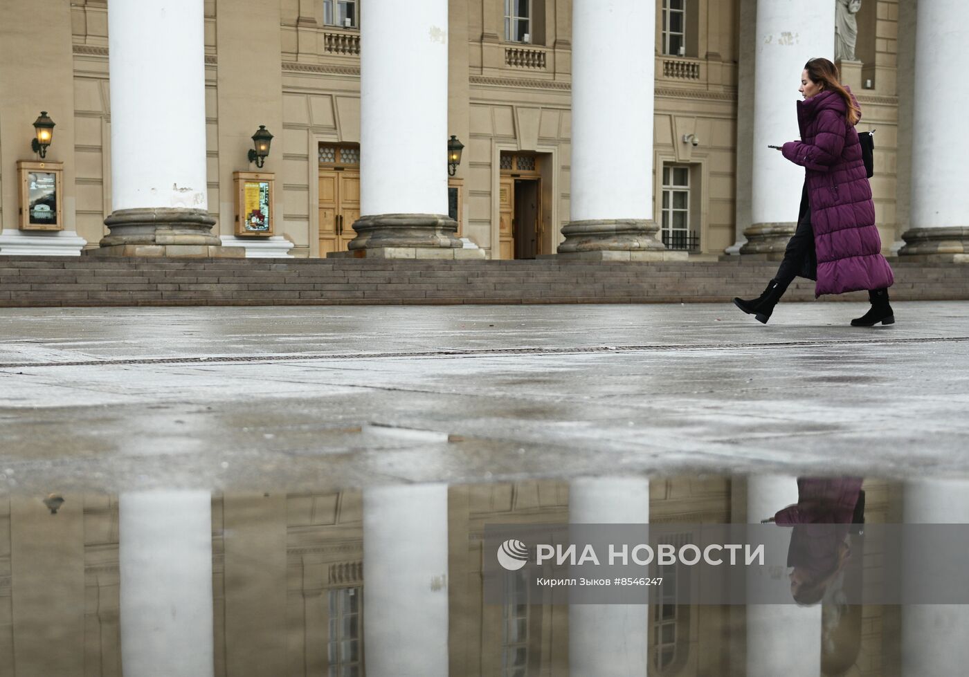 Теплая погода в Москве