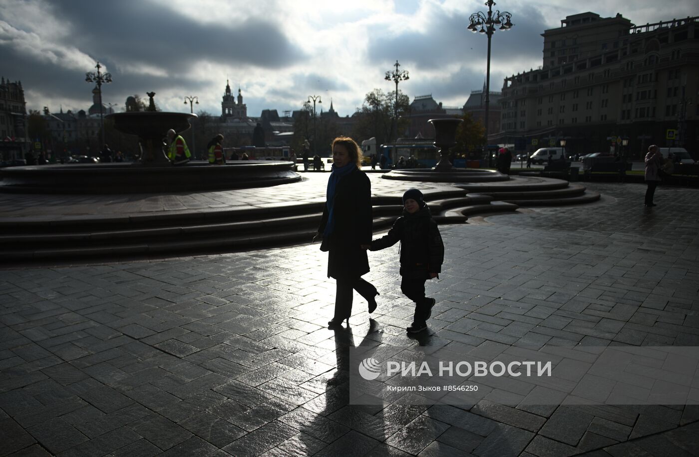 Теплая погода в Москве
