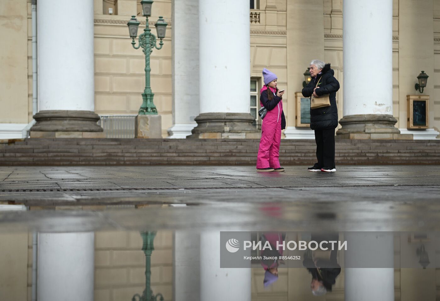 Теплая погода в Москве