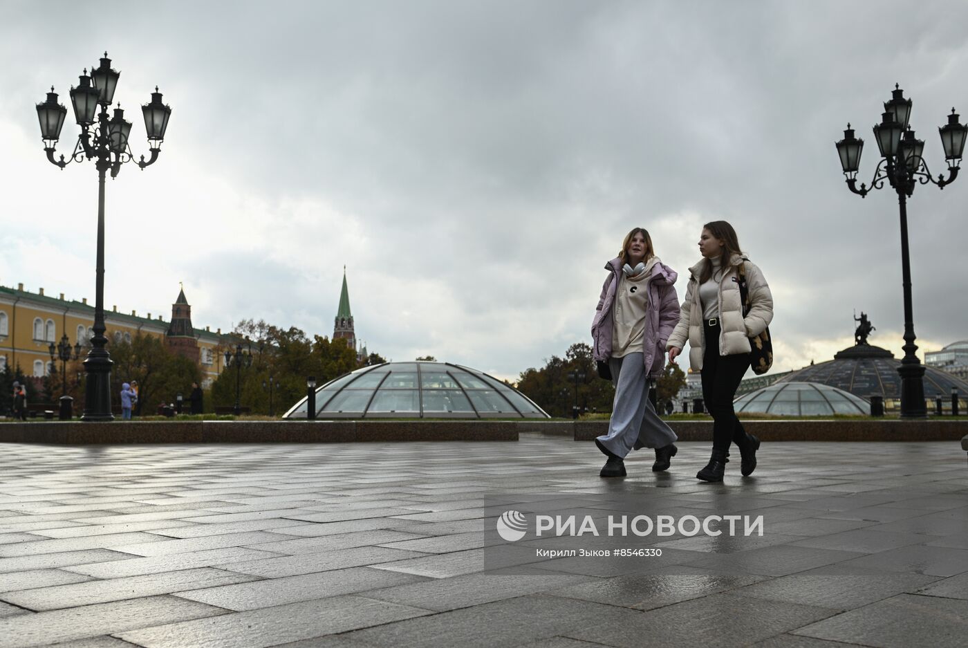 Теплая погода в Москве