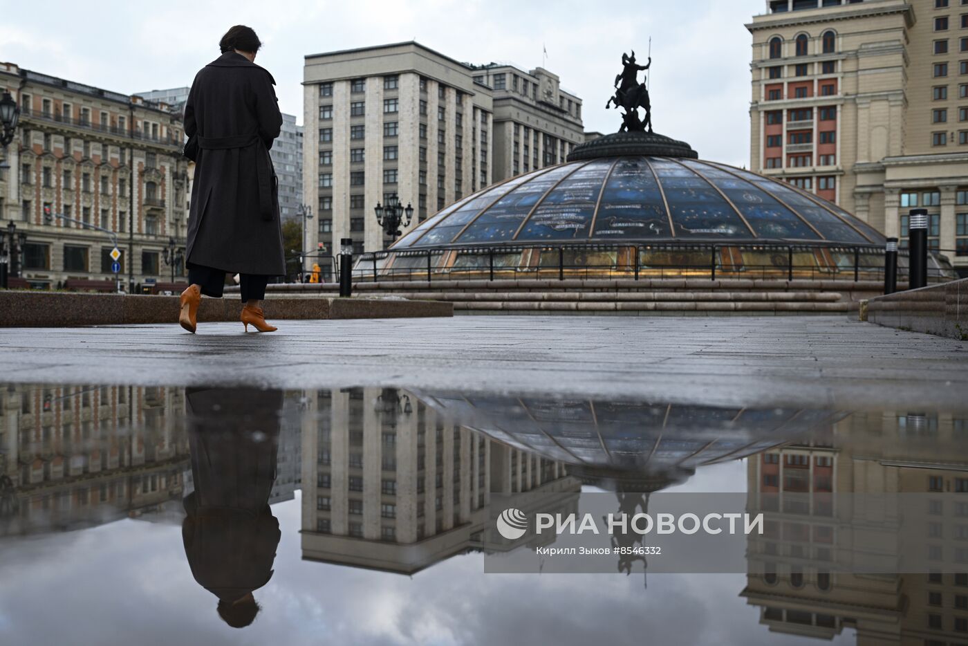 Теплая погода в Москве