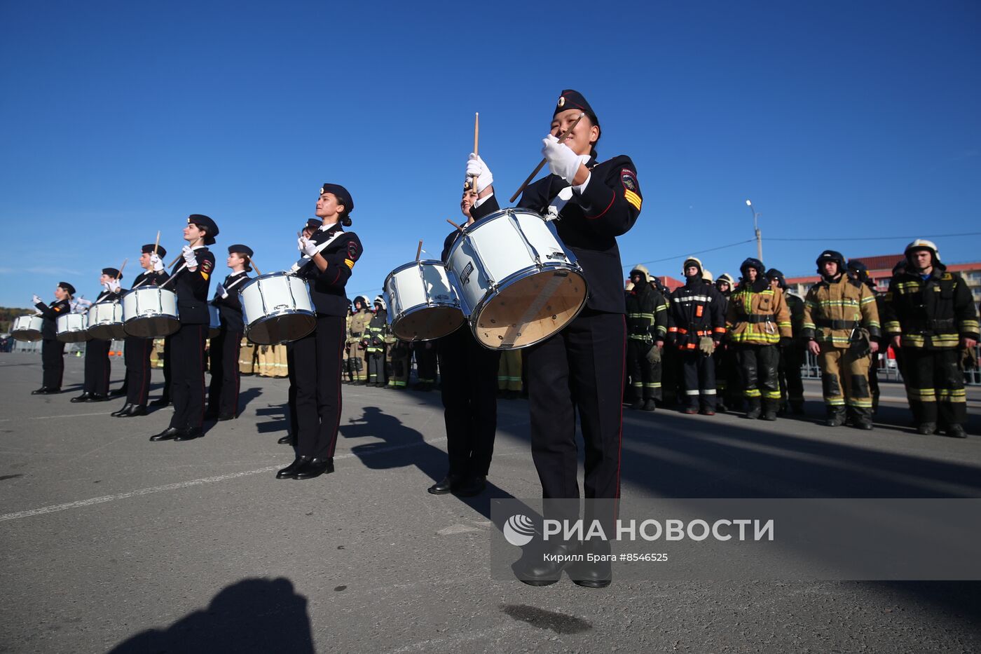 Соревнования по пожарному кроссфиту в Волгограде