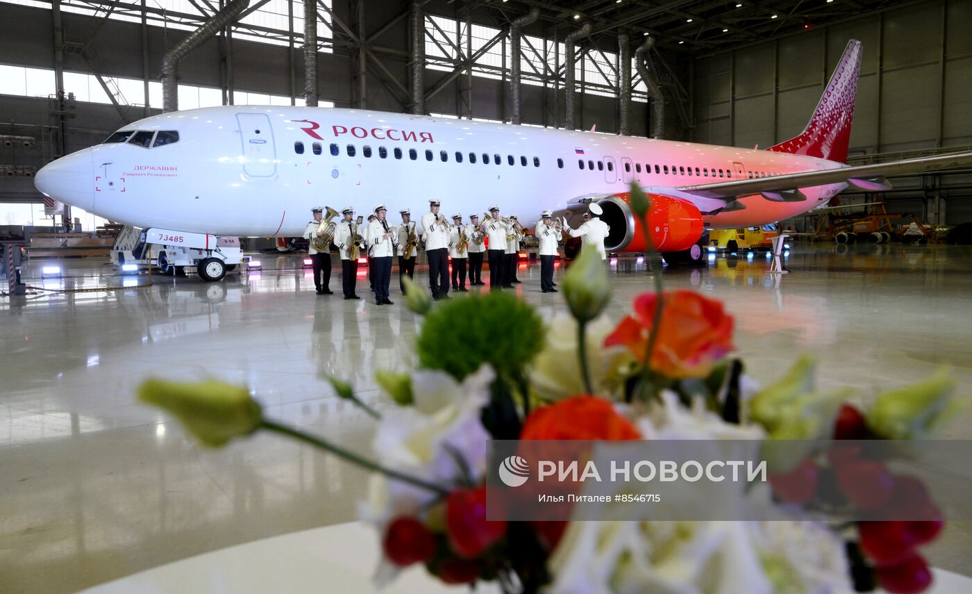 Презентация самолёта, названного в честь поэта и государственного деятеля Г. Державина