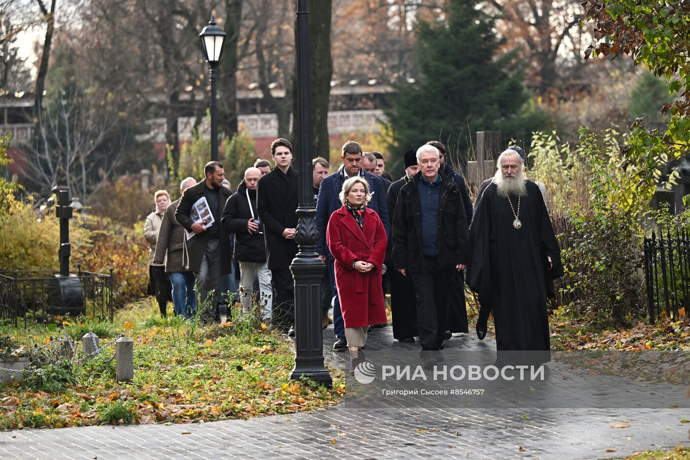 Мэр Москвы С. Собянин посетил Донской ставропигиальный мужской монастырь