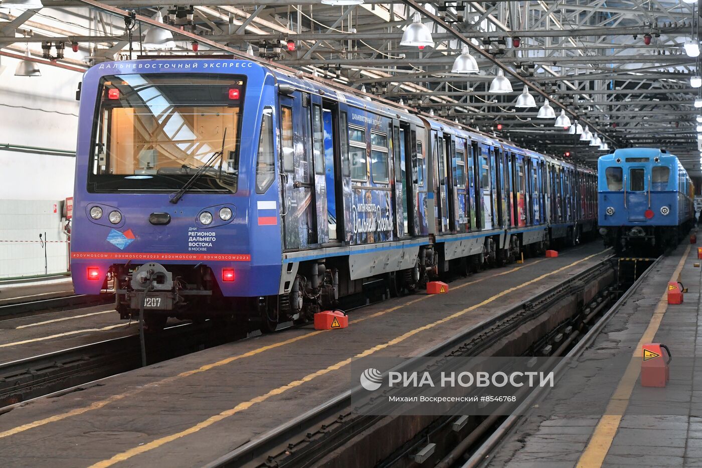 Запуск тематического поезда "Дальневосточный экспресс"