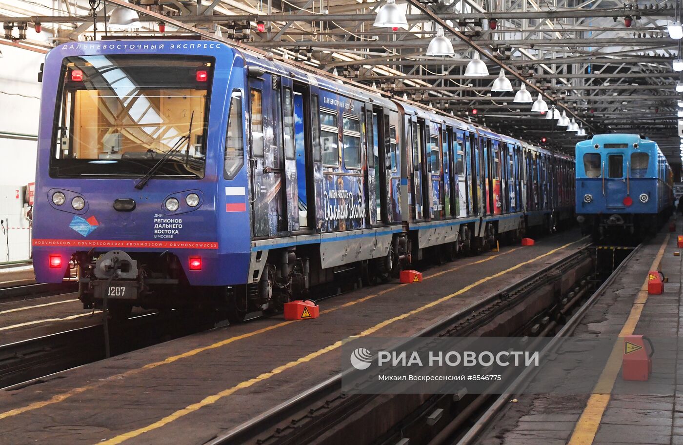 Запуск тематического поезда "Дальневосточный экспресс"