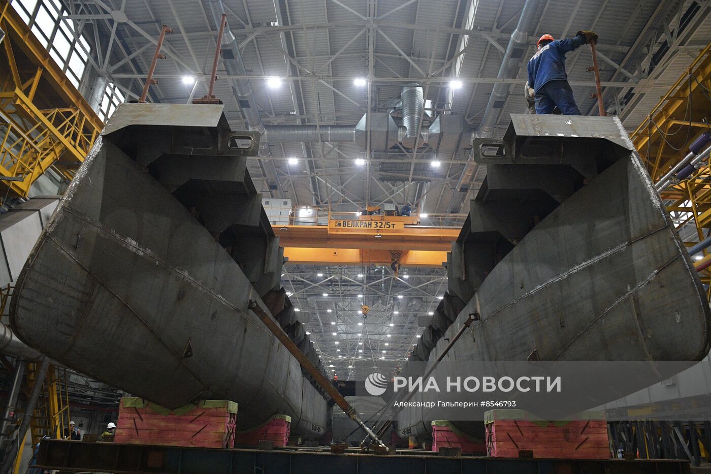 Строительство скоростных катамаранов на Средне-Невском судостроительном заводе
