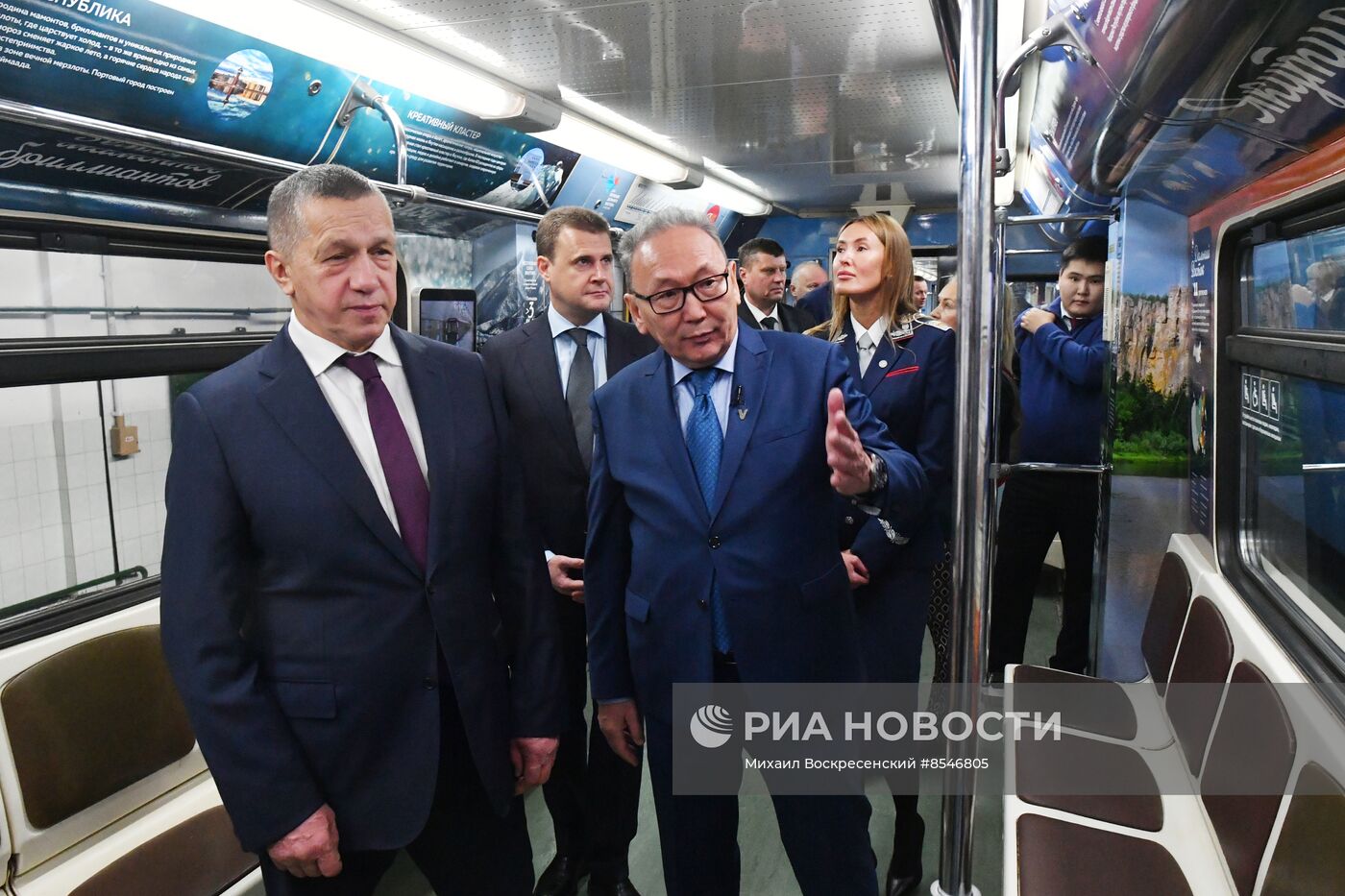 Запуск тематического поезда "Дальневосточный экспресс"