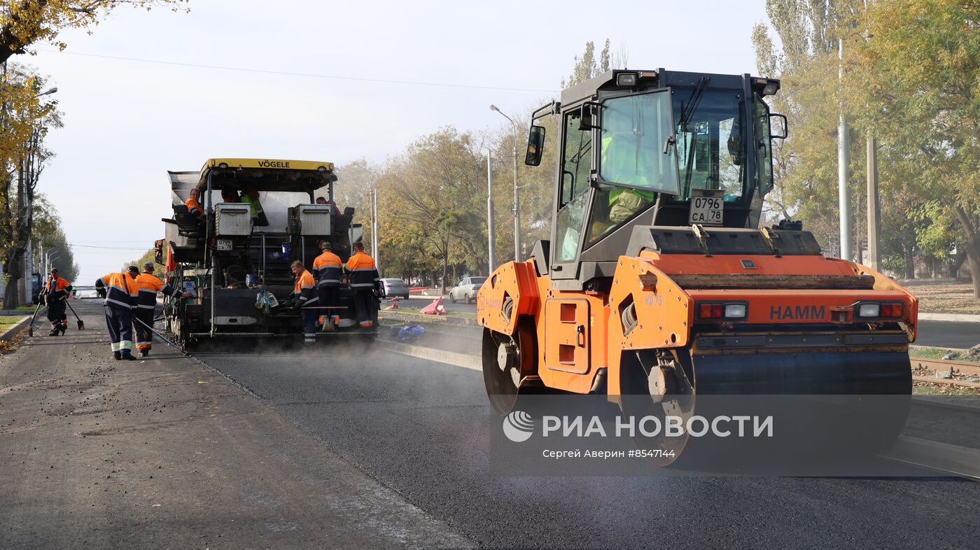 Ремонт дорог в Мариуполе