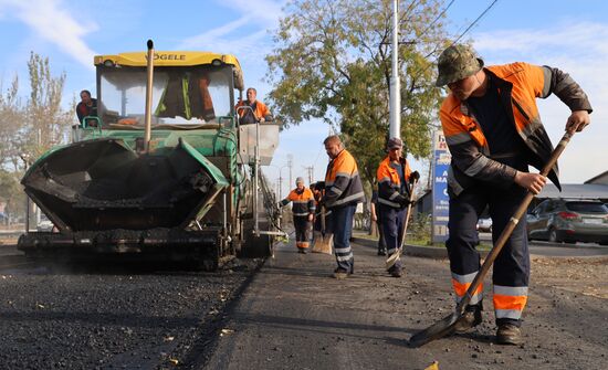 Ремонт дорог в Мариуполе