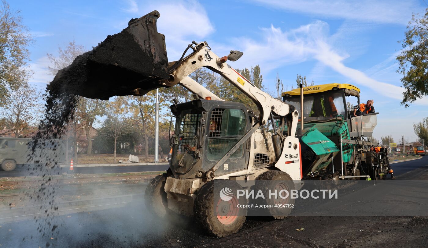 Ремонт дорог в Мариуполе