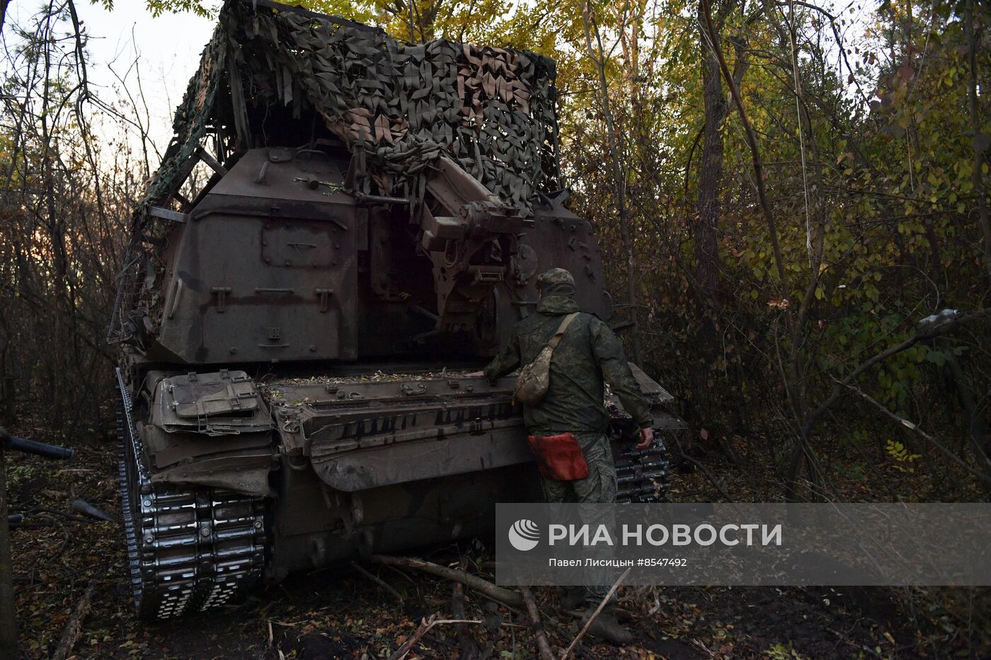 Боевая работа артиллеристов 19 мотострелковой дивизии на Запорожском направлении