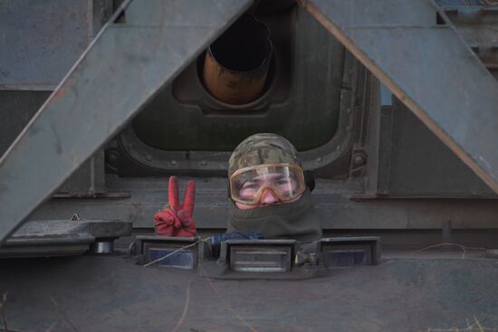 Боевая работа артиллеристов 19 мотострелковой дивизии на Запорожском направлении